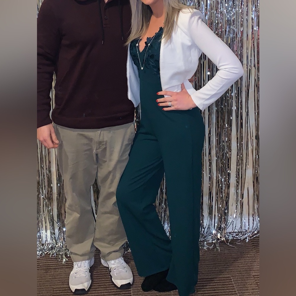 Emerald green jumpsuit